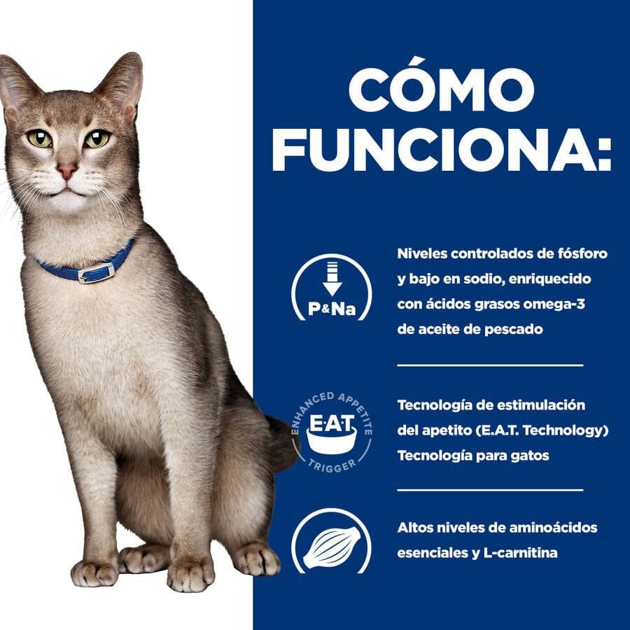 12 sobres x 85 g Hill's Prescription k/d Diet Kidney Care Salm&oacute;n sobre en salsa para gatos, , large indicador imagen numero 4